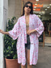 Vintage cotton yukata robe