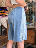 Stunning up-cycled patchwork jorts