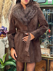 Stunning suede Afghan coat