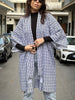 Vintage cotton yukata robe / kimono