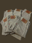 Levi’s 501 jeans in beige colour