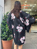 Vintage floral yukata robe