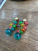 Vintage extravagant clip on earrings