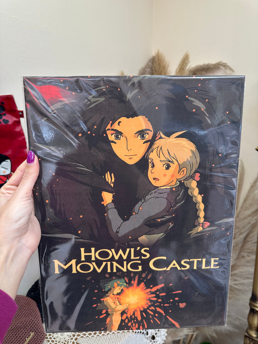 Howl’s moving castle movie poster