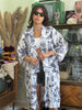 Stunning cotton yukata robe