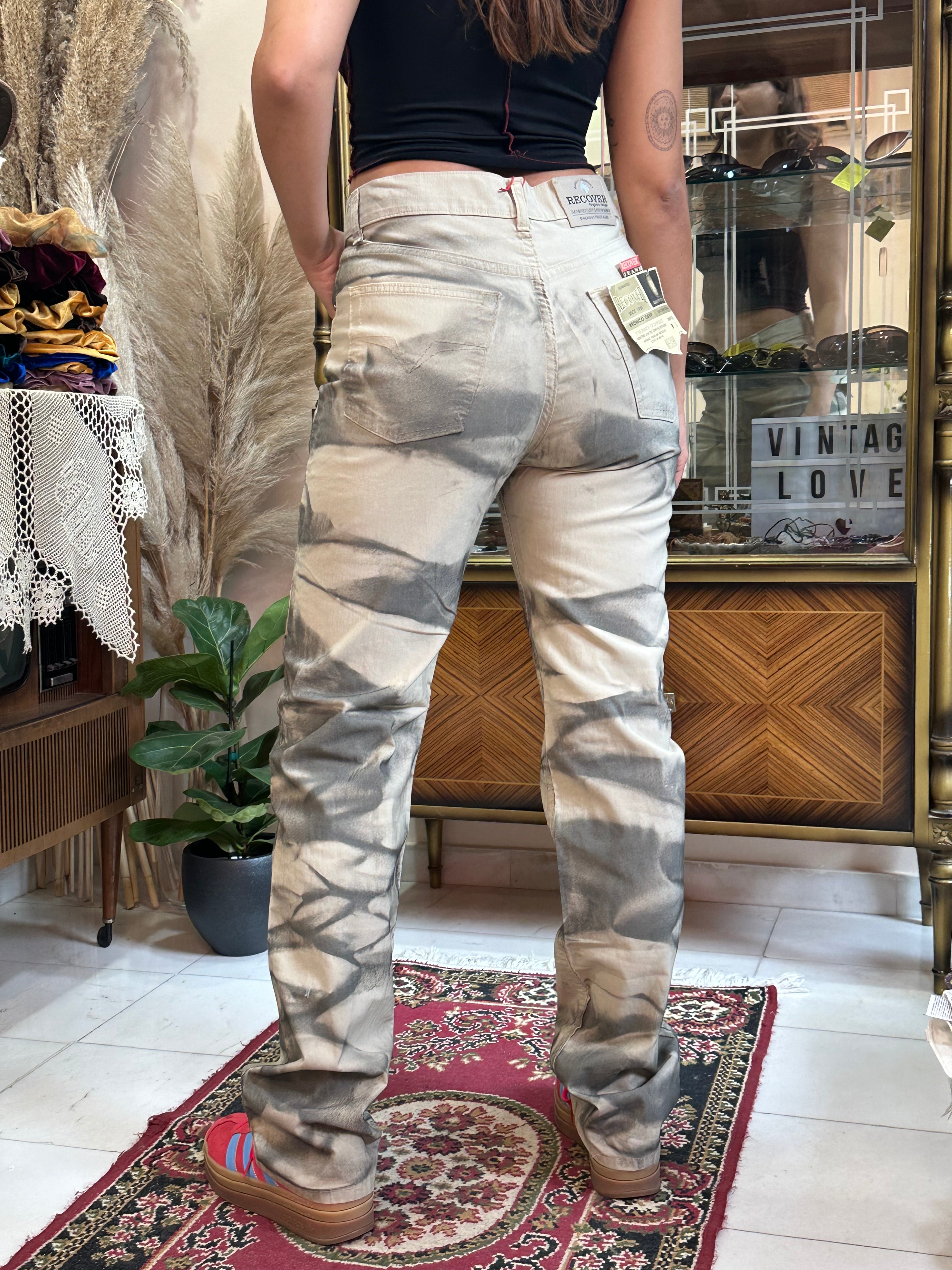 Spray painted Deadstock Recover pants