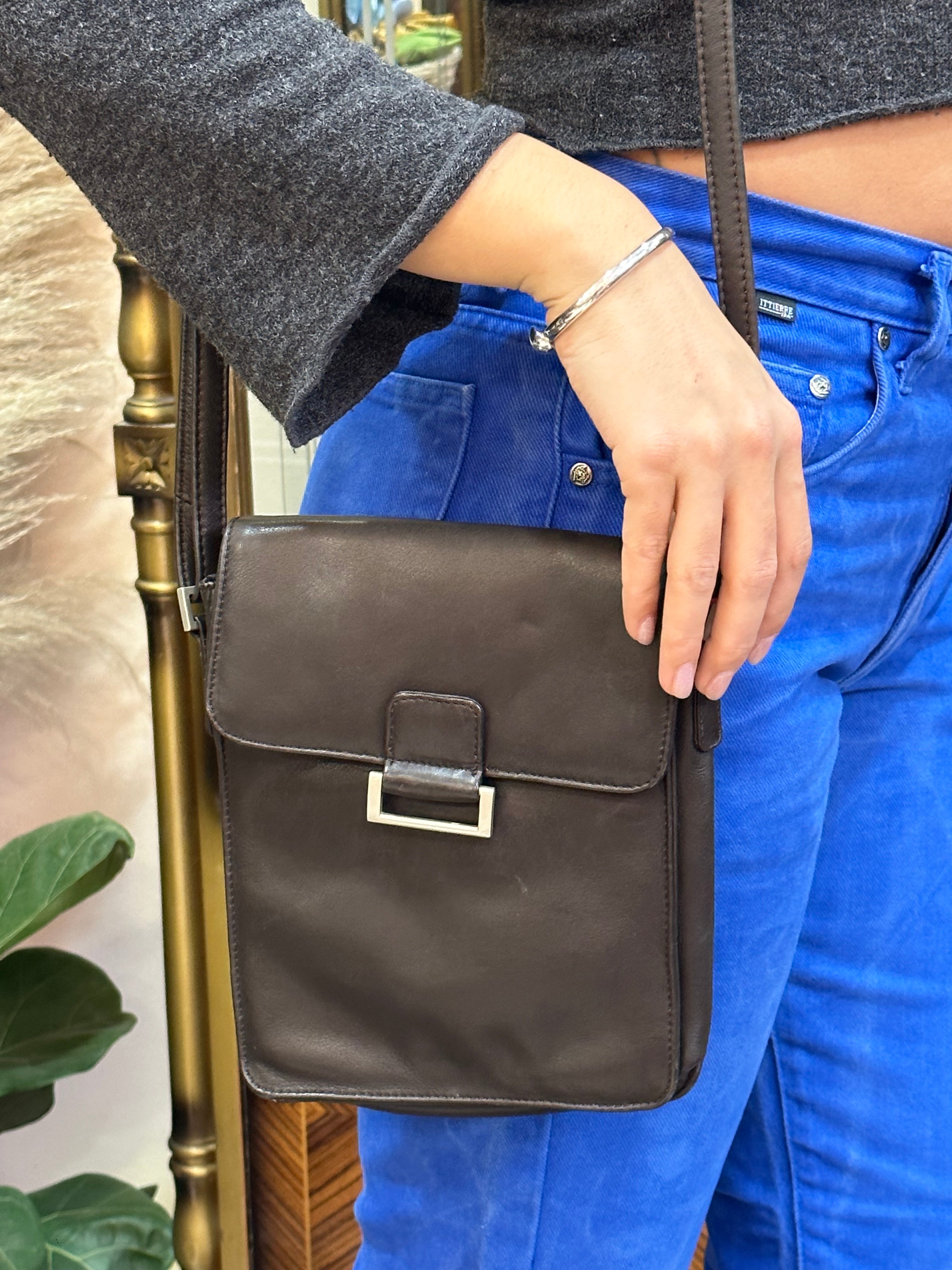 Cute leather cross body bag