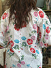 Colourful cotton yukata robe