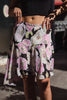 Stunning floral asymmetrical skirt