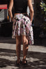 Stunning floral asymmetrical skirt