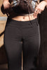 Clockhouse pin stripe bell bottom pants