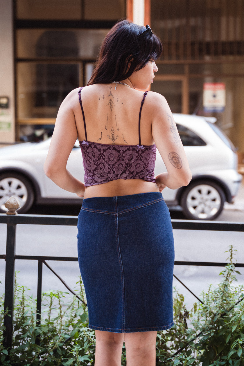 Diesel low waisted denim skirt