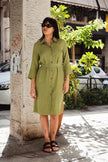 Vintage belted dress