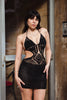 Absolutely stunning backless crochet dress with beaded details