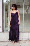 Vintage metallic maxi dress