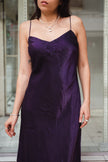 Vintage metallic maxi dress