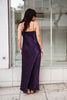 Vintage metallic maxi dress