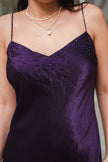 Vintage metallic maxi dress