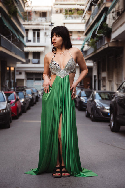 Stunning maxi backless dress
