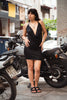 Super hot deadstock wet look dress