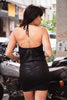 Super hot deadstock wet look dress
