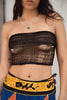 Stunning handmade distressed knit top