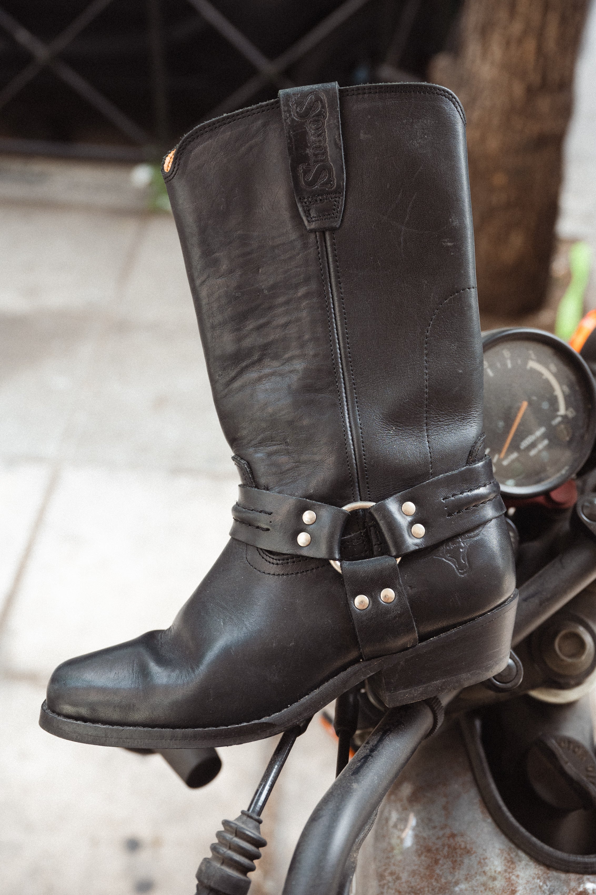 Sidros leather ringer boots