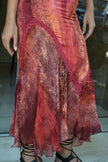 ROBERTA SCARPA vintage maxi 100% silk dress