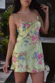 Vintage MODABLU 100% silk slip dress (S/L)