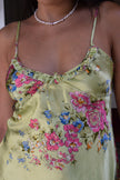 Vintage MODABLU 100% silk slip dress (S/L)