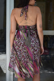 Beautiful backless floral dress (M/L)