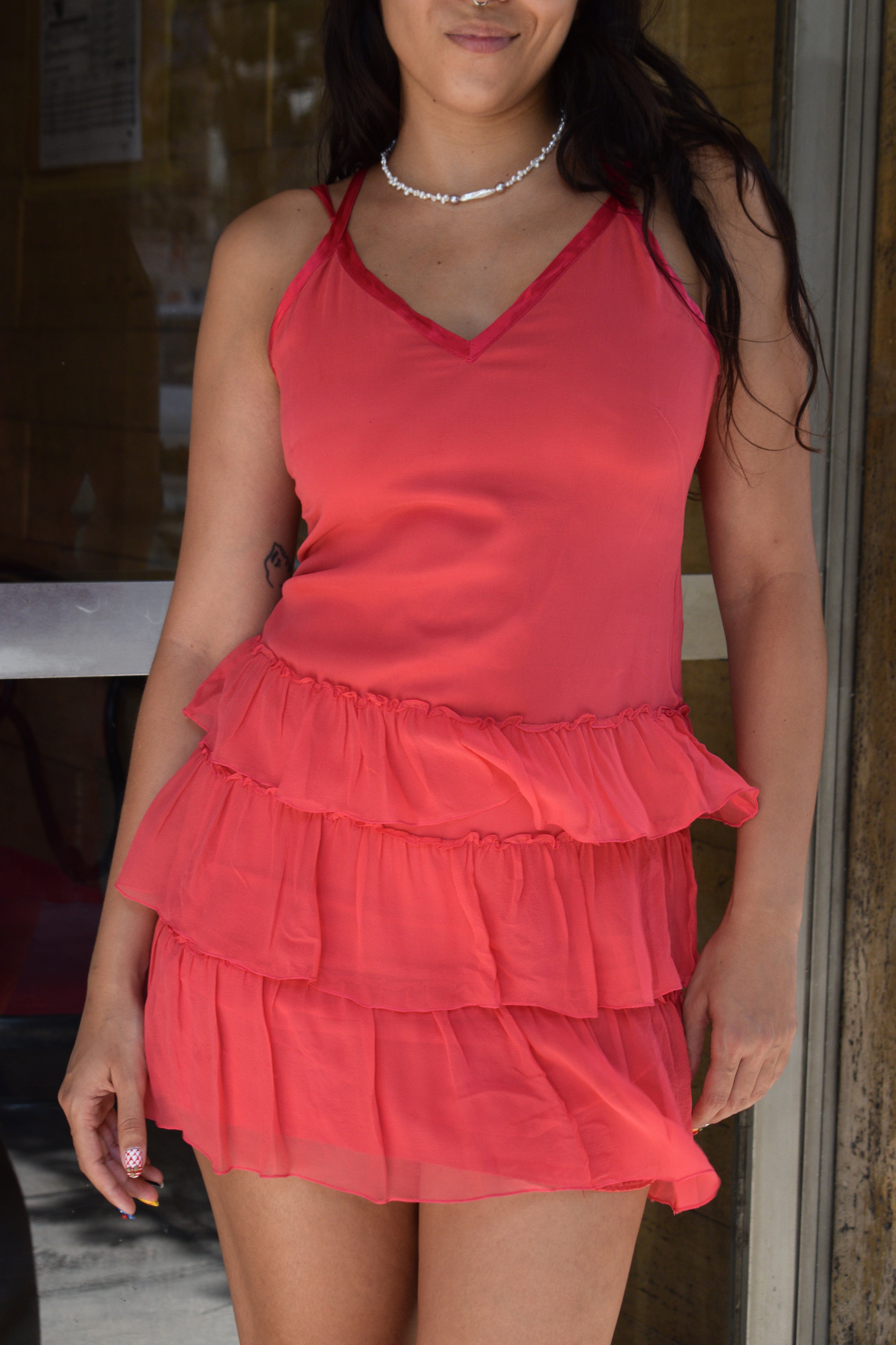 PHILOSOPHY by Alberta Feretti 100% silk dress