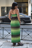 M Missoni striped long backless dress (M/L)