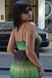 M Missoni striped long backless dress (M/L)