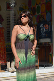 M Missoni striped long backless dress (M/L)