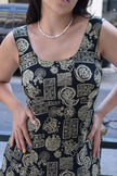 Pierre Cardin Paris patterned dress (M/L)