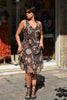 ANNA MODA PIU midi patterned dress (M)