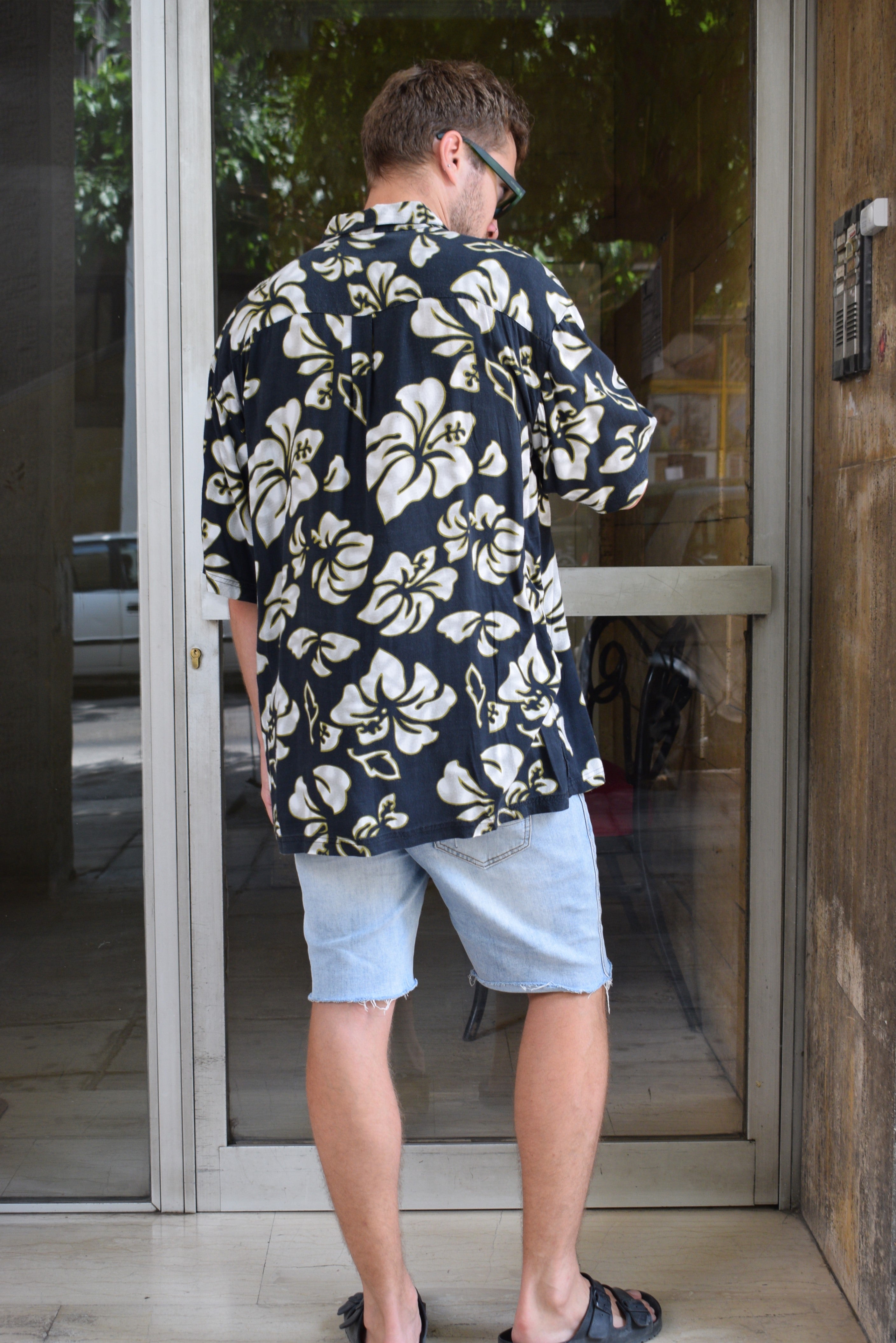 Vintage funky patterned shirt (XXL)