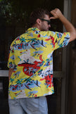 Vintage super funky patterned shirt (XL)