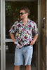 Vintage Bluebird funky patterned shirt (M)