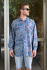 Vintage 100% silk funky shirt (L)