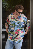 Vintage Funky patterned shirt (2-3XL)