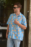 Vintage Funky patterned shirt (2XL)