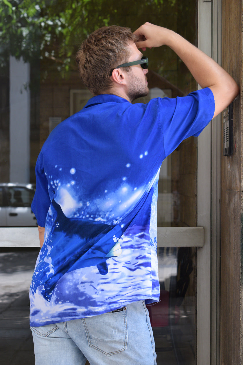 Vintage Funky graphic shirt (L)