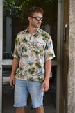 Vintage funky patterned shirt (L)