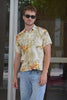 Vintage Japanese floral shirt (M)