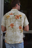 Vintage Japanese floral shirt (M)