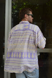 Vintage oversized funky patterned shirt (L)