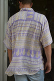 Vintage oversized funky patterned shirt (L)