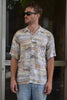 Vintage 90s style abstract print shirt (M)